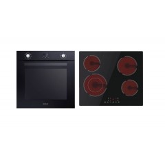 Davoline BBO 7210 + BVC 6005 Φούρνος άνω Πάγκου 72lt με Κεραμικές Εστίες Π59.4εκ. Μαύρος Davoline BBO 7210 + BVC 6005 Φούρνος άνω Πάγκου 72lt με Κεραμικές Εστίες Π59.4εκ. Μαύρος